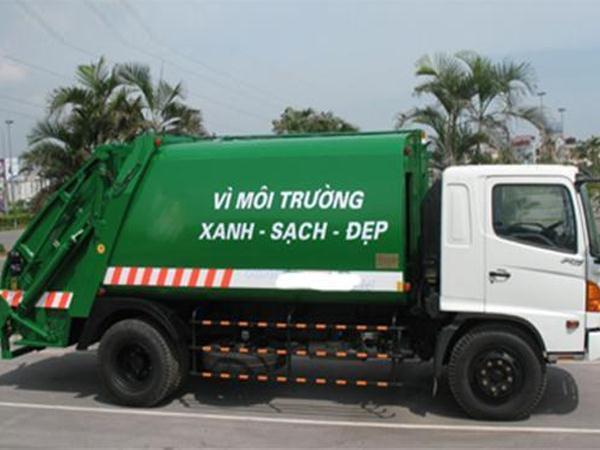 Xe ép rác 9 khối hino